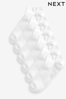 أبيض - حزمة من 6 - الجوارب الرياضية (748160) | 37 ر.ق