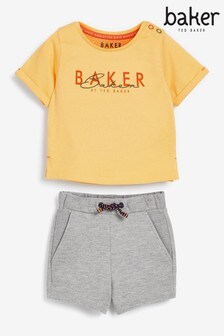Baker by Ted Baker Jersey Top And Shorts Set