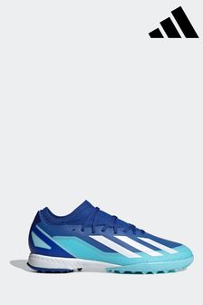 adidas Blue/White Sport Performance Adult X Crazyfast.3 Turf Boots (748455) | $176
