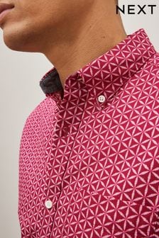 Pink Soft Touch Printed Short Sleeve Shirt (748879) | €18