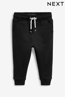 Czarny - Miękkie w dotyku spodnie dresowe z dżerseju (3m-cy-7lata) (750510) | 49 zł - 61 zł