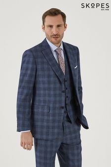 Skopes Marland Blue Check Tailored Fit Suit Jacket (750773) | €70