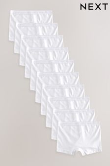 White Shorts 10 Pack (2-16yrs) (750974) | OMR10 - OMR15