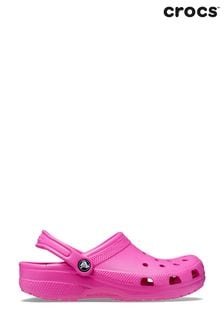 Pink - Crocs White Classic Clogs (751490) | kr820