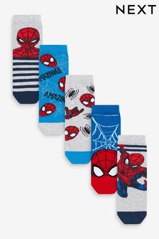 Spiderman License Character 5 Pack Cotton Rich Socks (751930) | ￥1,740 - ￥2,080