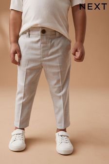 Neutral Check Formal Trousers (3mths-7yrs) (752103) | EGP365 - EGP426