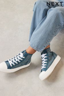 Denim Forever Comfort® Chunky High Top Baseball Trainers (753270) | 1,077 UAH