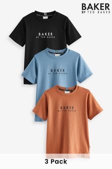 Baker by Ted Baker 100% Cotton T-Shirts 3 Pack (753318) | $51 - $58