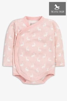 The Little Tailor Baby Easter Bunny Print Soft Cotton Bodysuit (753560) | 59 QAR