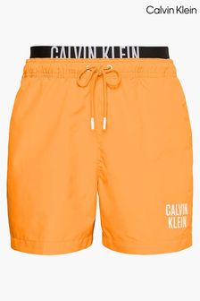 Calvin Klein Medium Orange Double Waistband Swim Shorts (753585) | €83