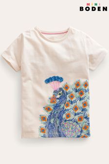 Boden優質縫線孔雀標誌T恤 (754034) | NT$880 - NT$980