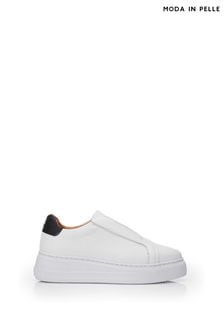 Weiß - Moda In Pelle Alber Turnschuh-Slipper mit Keilabsatz (754059) | 154 €