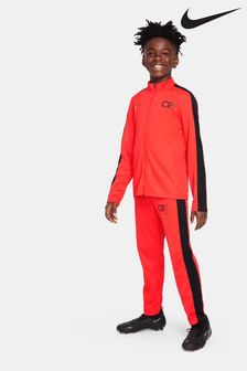Red nike tracksuit boys hotsell