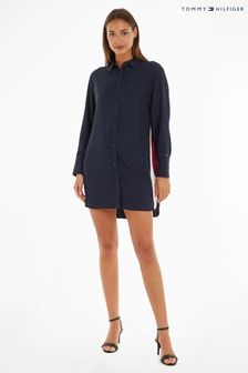Tommy Hilfiger Blue Short Shirt Dress (754144) | €112