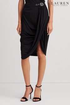 Черная трикотажная юбка-карандаш с пряжкой Lauren Ralph Lauren Paitlyn (754643) | €224