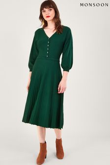 Monsoon платье миди из ткани Lenzing™ Ecovero с V-образным вырезом™ (754710) | €44