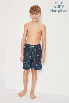 Harry Bear Blue Boys Gaming Swim Shorts (754935) | KRW25,600