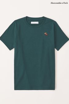 Abercrombie & Fitch Green Moose Logo T-Shirt (755166) | ₪ 61