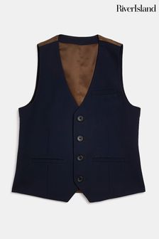 River Island Blue Boys Suit: Waistcoat (755399) | ￥3,880