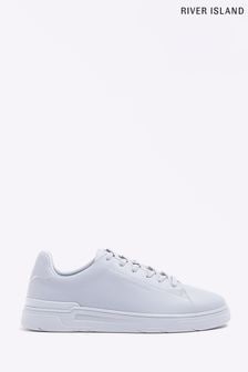 River Island Grey Low Top Trainers (757053) | OMR23