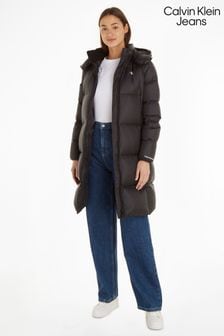 Calvin Klein Jeans Down Long Puffer Black Coat (757335) | €172