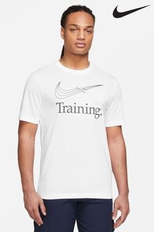 Nike White Dri-FIT Training T-Shirt (758128) | €18.50