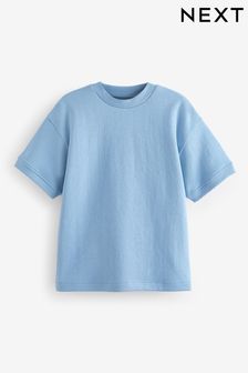 Blue Relaxed Fit Heavyweight T-Shirt (3-16yrs) (758184) | kr91 - kr167