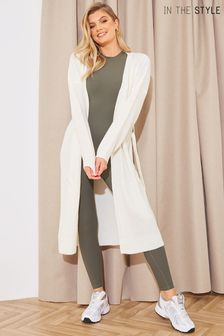 In The Style Cream Maxi Belted Cardigan (758501) | €24