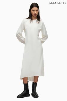Blanco - Allsaints Zoey Shirt Dress (758590) | 366 €