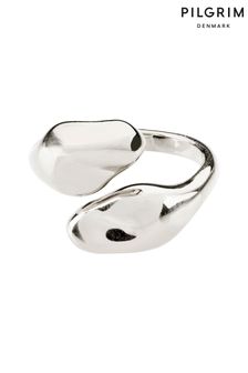 Pilgrim Chantal Verstellbarer Ring aus Recyclingmaterial, Silberfarben (758675) | 43 €