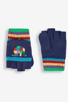 JoJo Maman Bébé Navy Kids' Elmer Gloves (759361) | NT$770