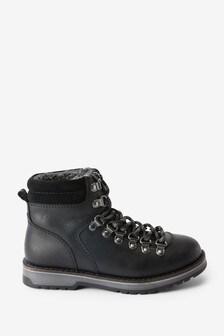 Черный - Кожаные ботинки с подкладкой Thinsulate (759471) | 19 540 тг - 22 890 тг