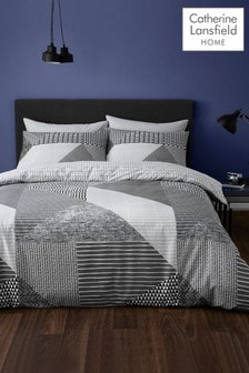 Catherine Lansfield Larsson Set mit Bettbezug und Kissenbezug mit geometrischem Design (759624) | 22 € - 35 €