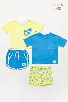 Lily & Jack Green T-Shirt and Shorts Sets 2 Pack (759691) | €17.50