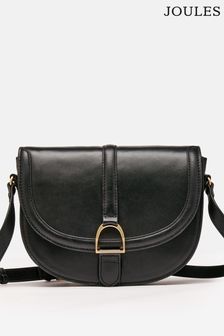 Joules Black Soft Leather Cross Body Bag (759759) | €198