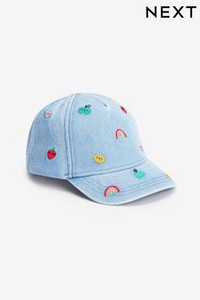 Denim Embroidered Embroidered Cap (3mths-10yrs) (760284) | CHF 10 - CHF 15