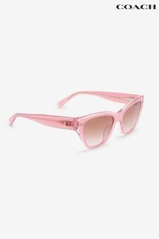 COACH Pink 0HC8370U Sunglasses (760821) | €184
