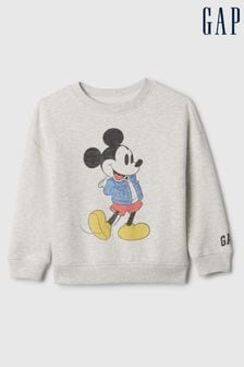 Gap Grey Disney Mickey Mouse Sweatshirt (6mths-5yrs) (760899) | €22.50
