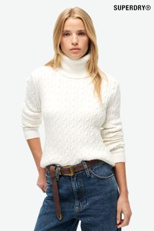 Nude roll neck jumper sales