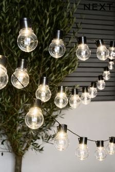 Black 40 Warm White LED Outdoor Festoon Line Lights 9.8M (761180) | €36