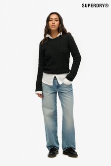 Next womens black jumpers shop