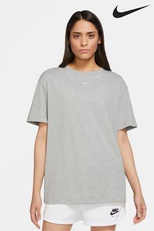 Grau - Nike Essential Oversize-T-Shirt mit Swoosh (762433) | 31 €