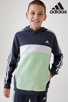 adidas Kids Sportswear Tiberio 3-Stripes Colourblock Fleece Hoodie