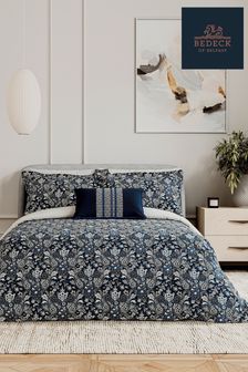Bedeck of Belfast Blue Yara Housewife Pillowcase Pair (763442) | €27