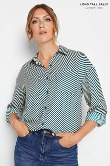 Long Tall Sally Blue Stripe Shirt (763670) | AED161