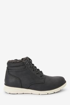 Black Warm Lined Boots (763810) | KRW64,000 - KRW79,000