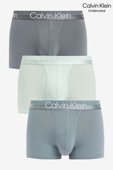 Calvin Klein Grey Modern Structure Cotton Trunks 3 Pack (764021) | 264 zł