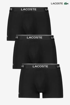 ブラック - Lacoste ブラック ボクサー 3 枚パック (764192) | ￥6,870