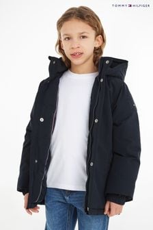 Tommy Hilfiger Kids Blue Essential Parka Jacket (765130) | kr1,428 - kr1,688