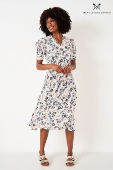 Crew Clothing Company Natural Floral Print Tea Dress (765736) | 136 €